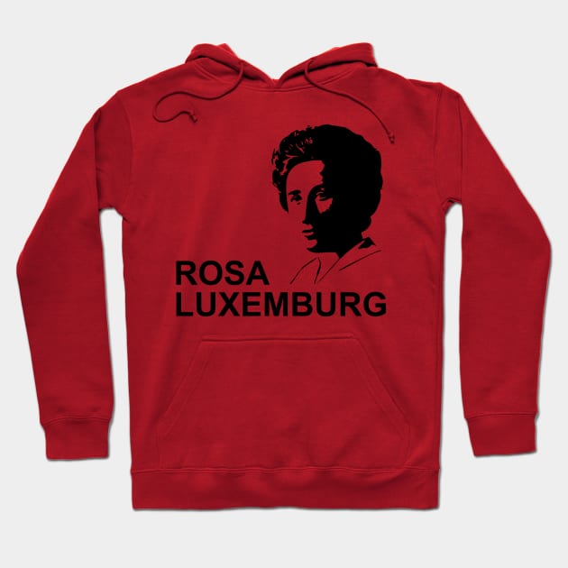 rosa luxemburg Hoodie by Tamie